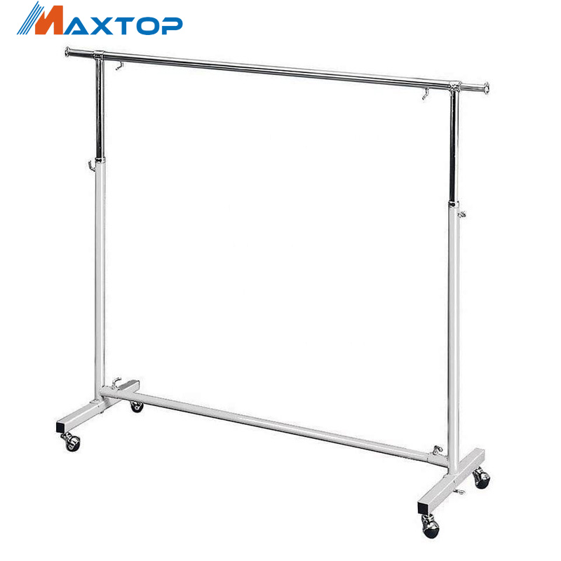 Commercial metal rack for garment shop