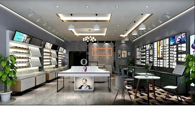 Free optical shop interior design