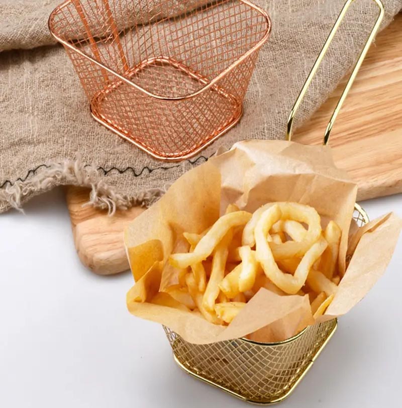 Square Fry Bakests French Fries Basket