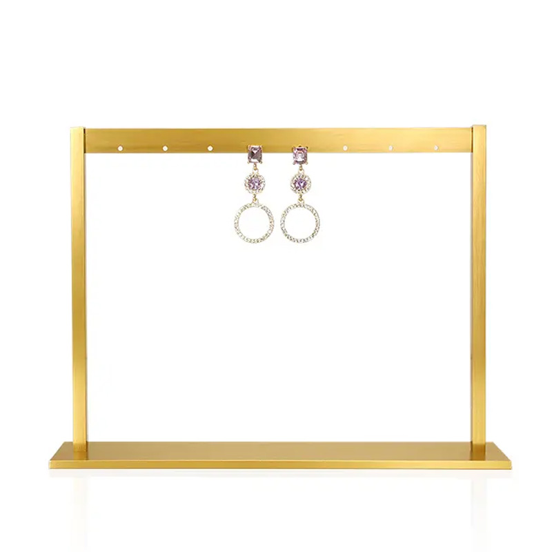 Retail metal jewelry display stands