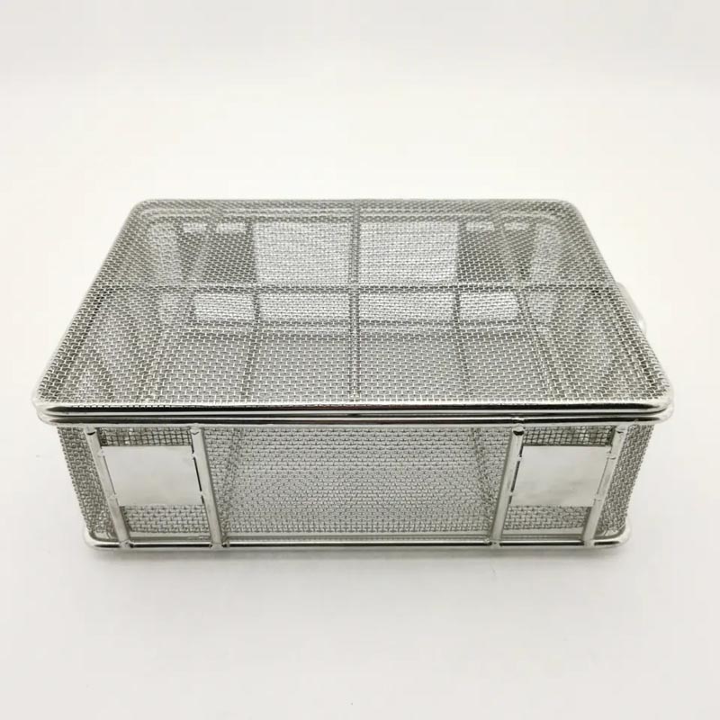 Heavy duty wire mesh basket storage