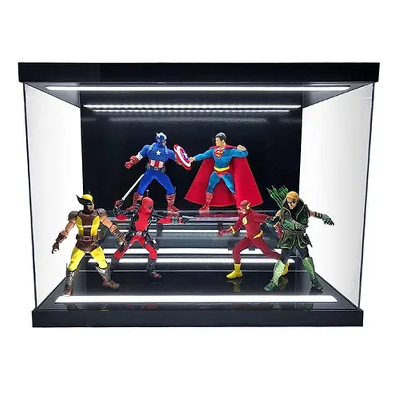 Display cases for collectibles manufacture