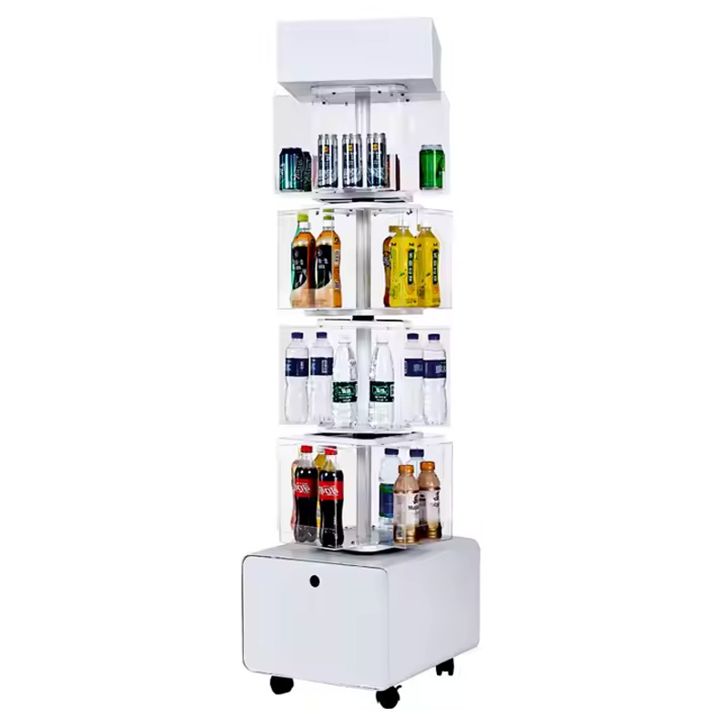 Fashion Acrylic Retail beverage display rack