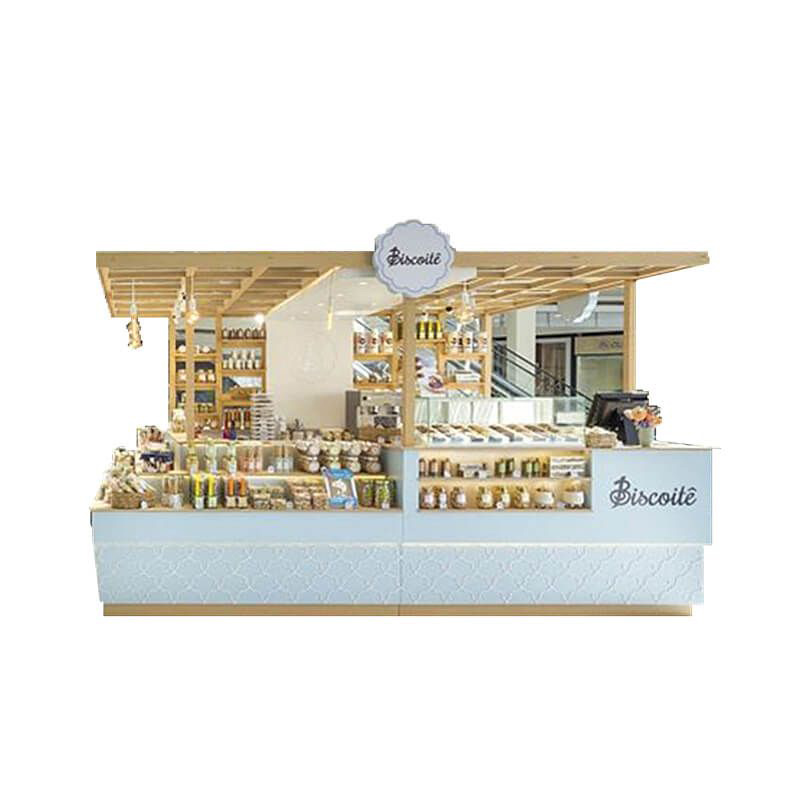 Elegant dessert display kiosk